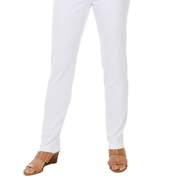 Zac & Rachel Women's 18 Millennium Pants Stretch Straight White Never Worn - Picture 3 of 6